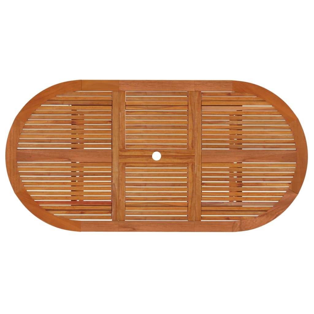 5-delige Tuinset massief eucalyptushout is nu te koop bij PeponiXL, paradijselijk wonen!