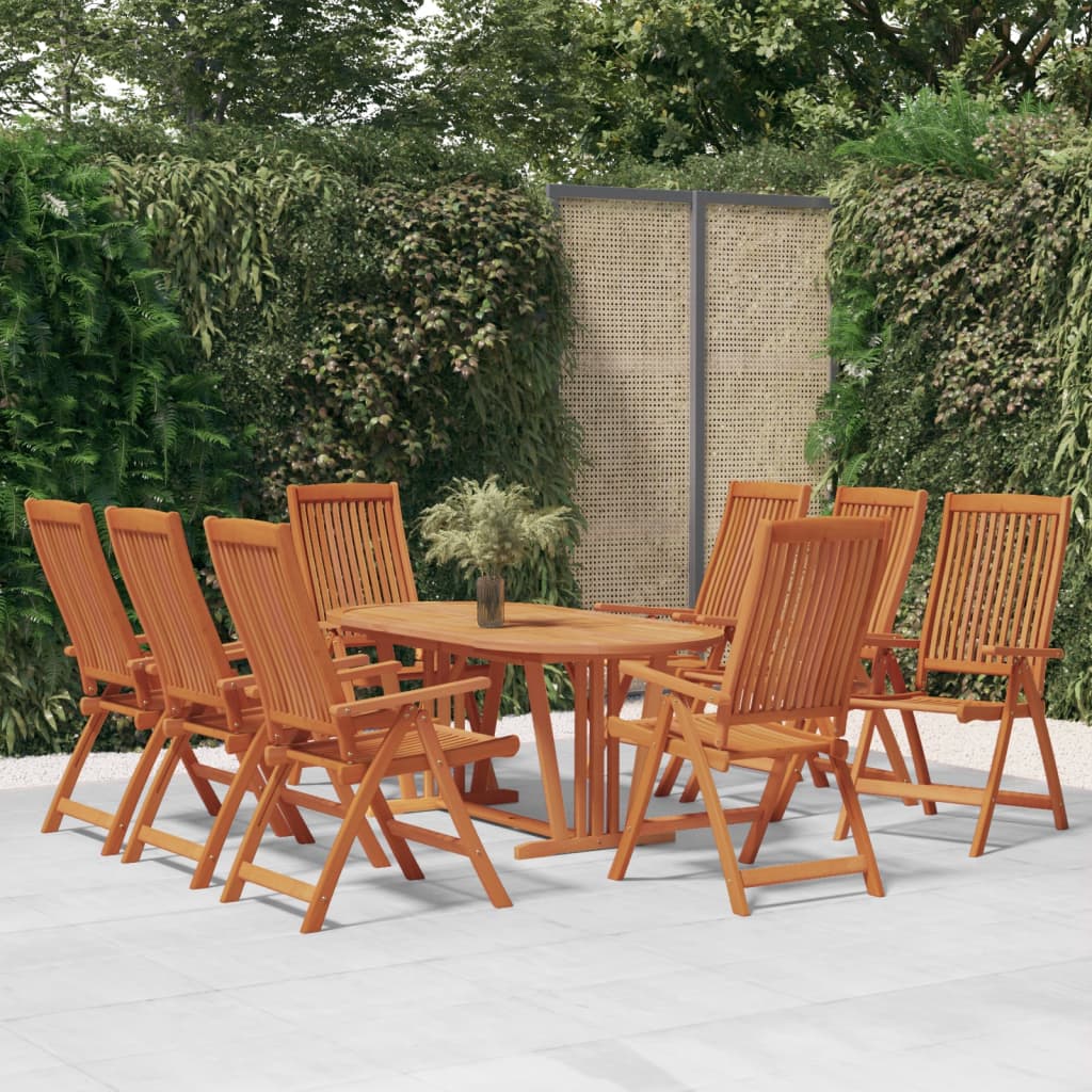 Tuinstoelen 8 st inklapbaar massief eucalyptushout is nu te koop bij PeponiXL, paradijselijk wonen!