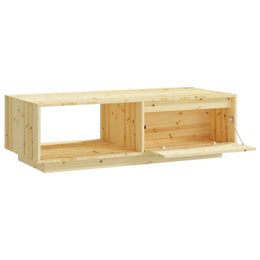 Salontafel 110x50x33,5 cm massief vurenhout is nu te koop bij PeponiXL, paradijselijk wonen!