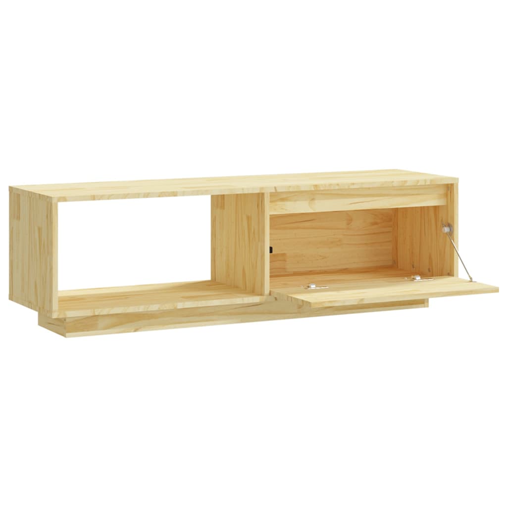 Tv-meubel 110x30x33,5 cm massief grenenhout is nu te koop bij PeponiXL, paradijselijk wonen!