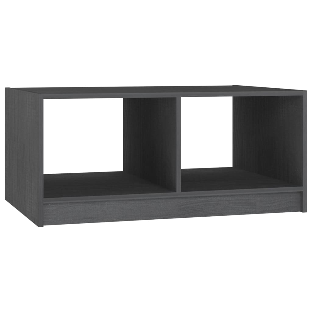 Salontafel 75x50x33,5 cm massief grenenhout grijs is nu te koop bij PeponiXL, paradijselijk wonen!