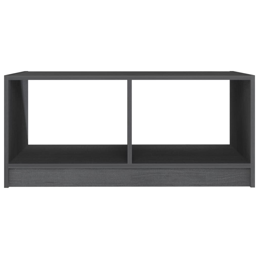 Salontafel 75x50x33,5 cm massief grenenhout grijs is nu te koop bij PeponiXL, paradijselijk wonen!