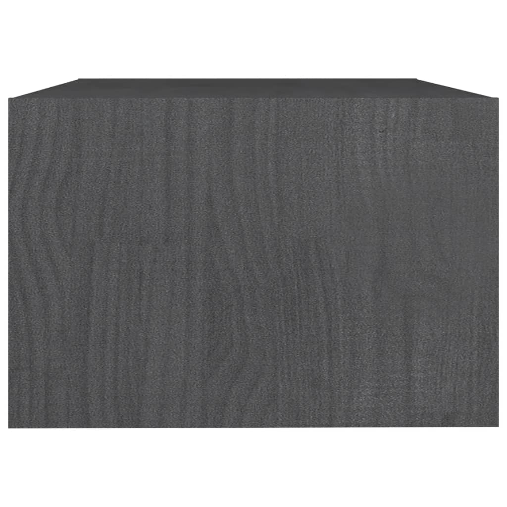Salontafel 75x50x33,5 cm massief grenenhout grijs is nu te koop bij PeponiXL, paradijselijk wonen!