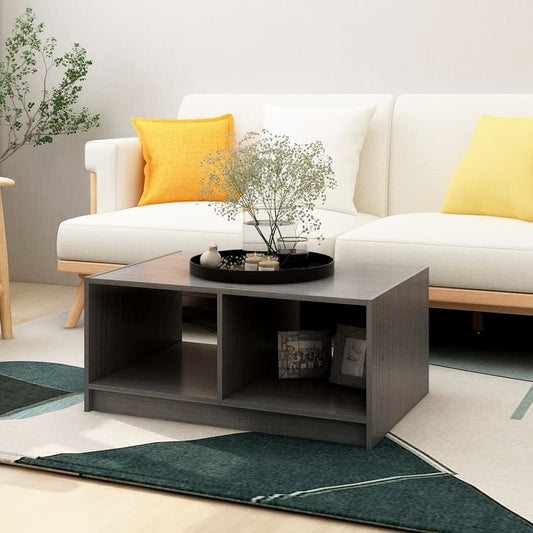 Salontafel 75x50x33,5 cm massief grenenhout grijs is nu te koop bij PeponiXL, paradijselijk wonen!