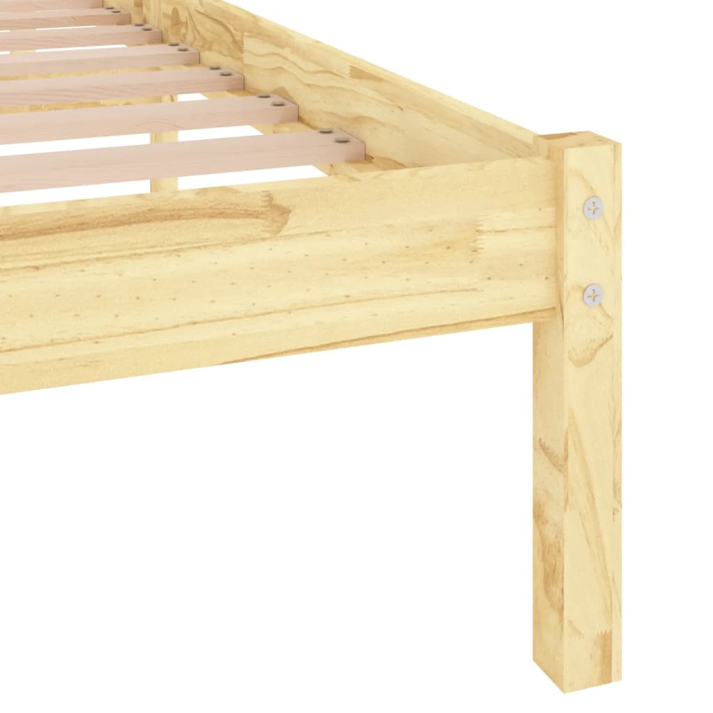 Bedframe massief grenenhout 140x190 cm is nu te koop bij PeponiXL, paradijselijk wonen!