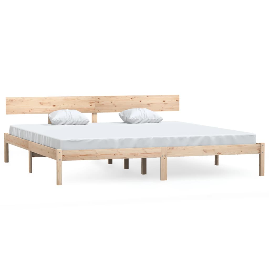 Bedframe massief grenenhout 180x200 cm is nu te koop bij PeponiXL, paradijselijk wonen!