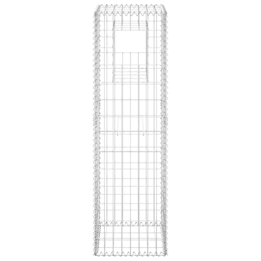 Schanskorf palen 2 st 40x40x140 cm ijzer is nu te koop bij PeponiXL, paradijselijk wonen!