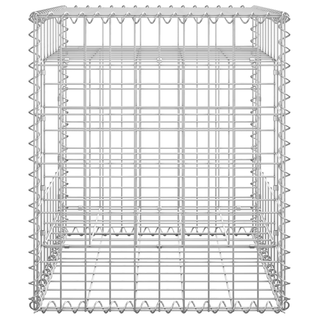 Schanskorf palen 2 st 50x50x60 cm ijzer is nu te koop bij PeponiXL, paradijselijk wonen!