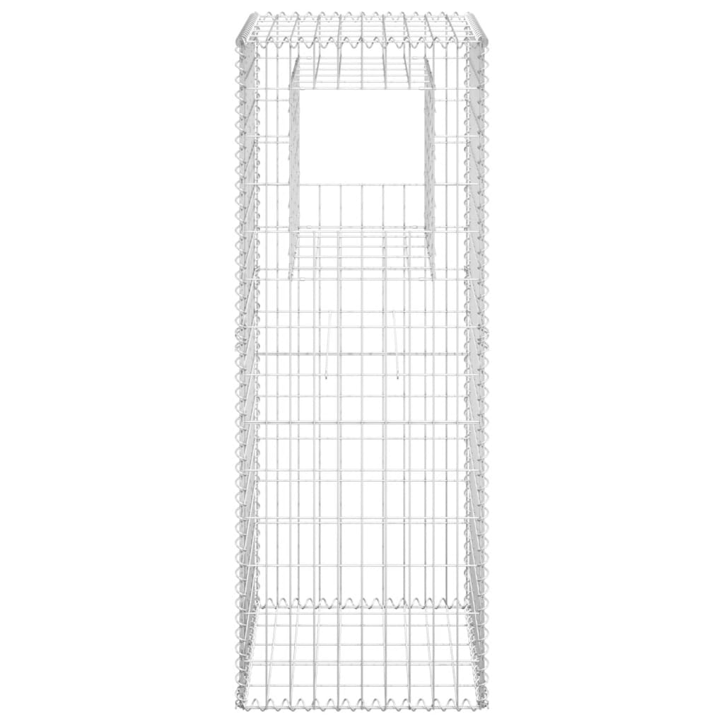 Schanskorf palen 2 st 50x50x140 cm ijzer is nu te koop bij PeponiXL, paradijselijk wonen!