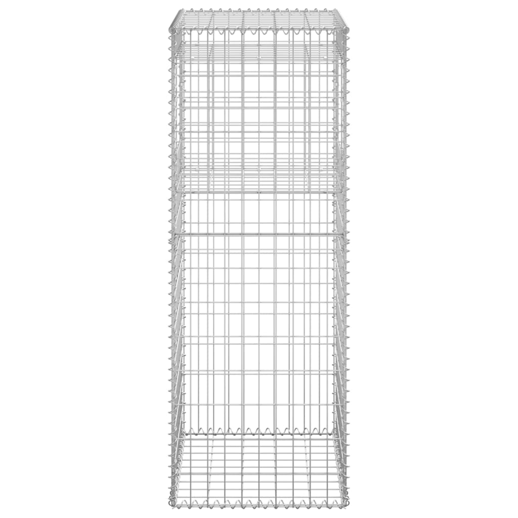 Schanskorf palen 2 st 50x50x140 cm ijzer is nu te koop bij PeponiXL, paradijselijk wonen!