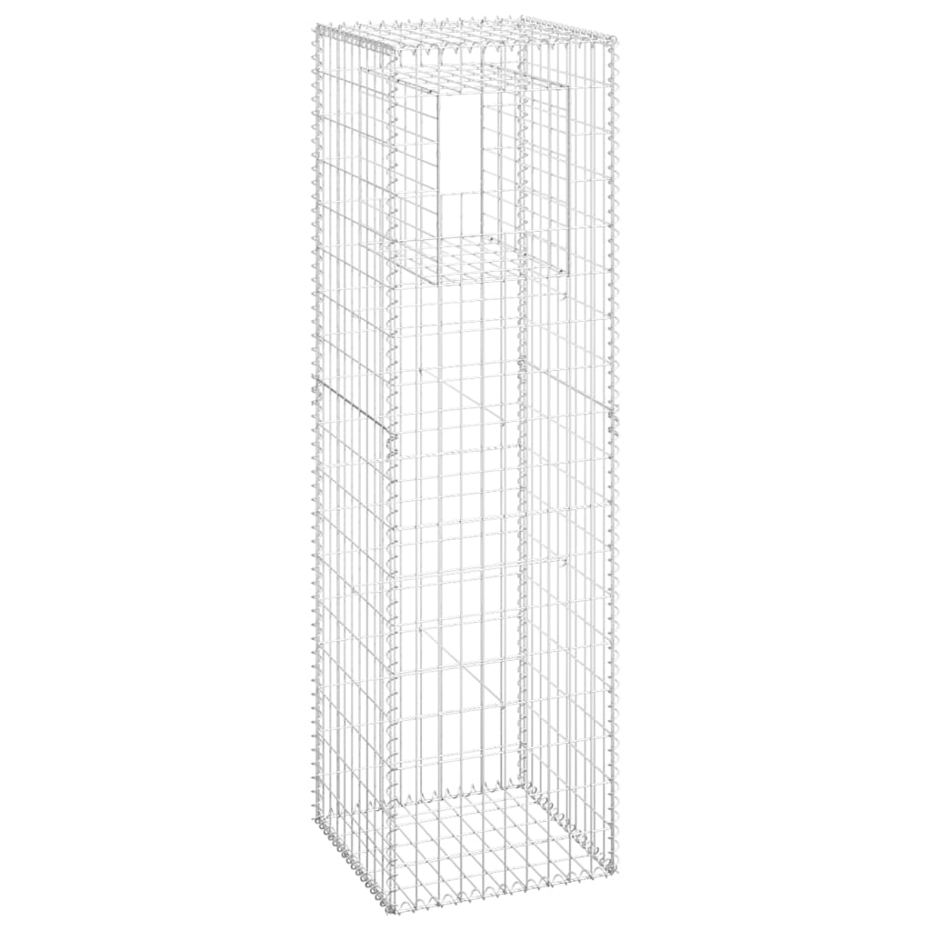 Schanskorf palen 2 st 50x50x180 cm ijzer is nu te koop bij PeponiXL, paradijselijk wonen!