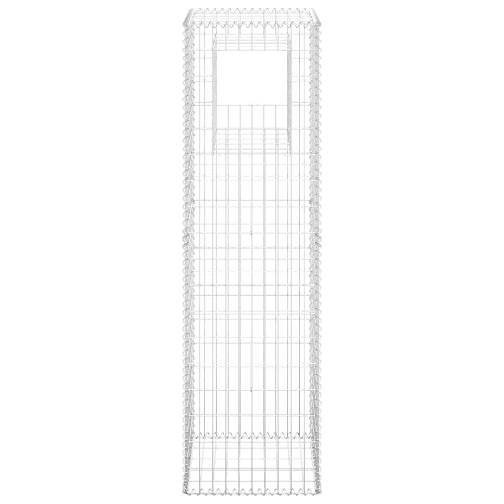 Schanskorf palen 2 st 50x50x180 cm ijzer is nu te koop bij PeponiXL, paradijselijk wonen!