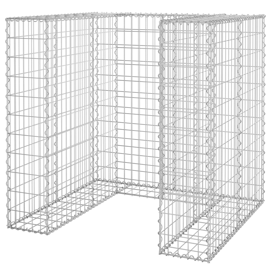 Schanskorf voor container 110x100x110 cm gegalvaniseerd staal is nu te koop bij PeponiXL, paradijselijk wonen!