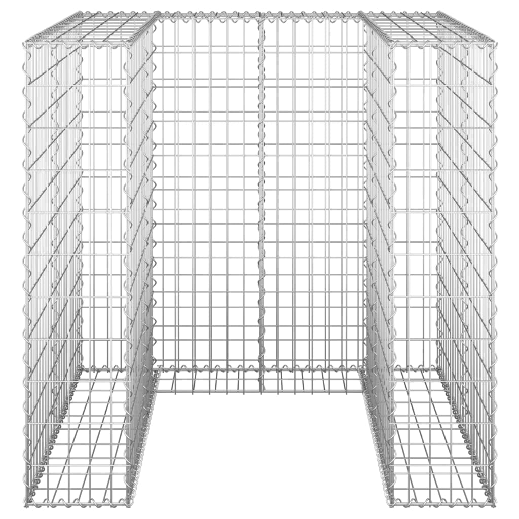 Schanskorf voor container 110x100x110 cm gegalvaniseerd staal is nu te koop bij PeponiXL, paradijselijk wonen!
