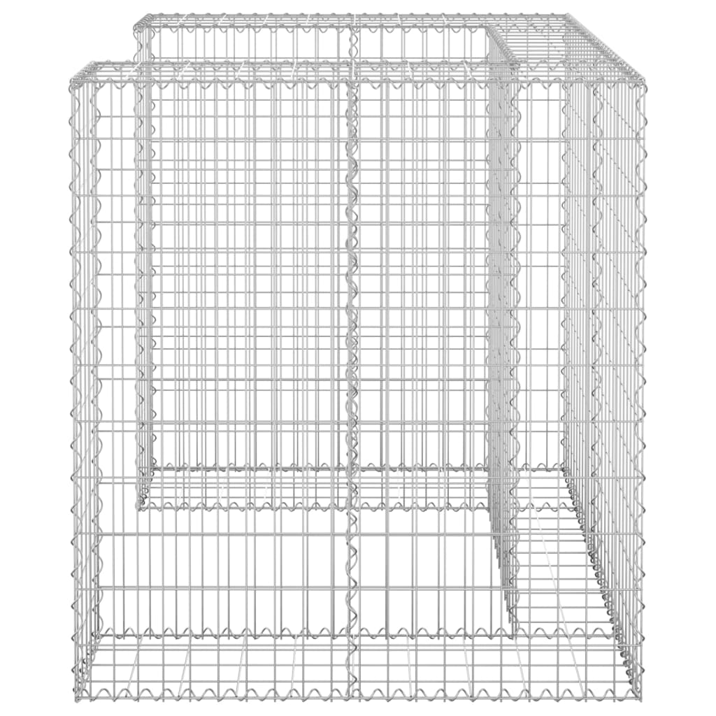 Schanskorf voor container 110x100x110 cm gegalvaniseerd staal is nu te koop bij PeponiXL, paradijselijk wonen!