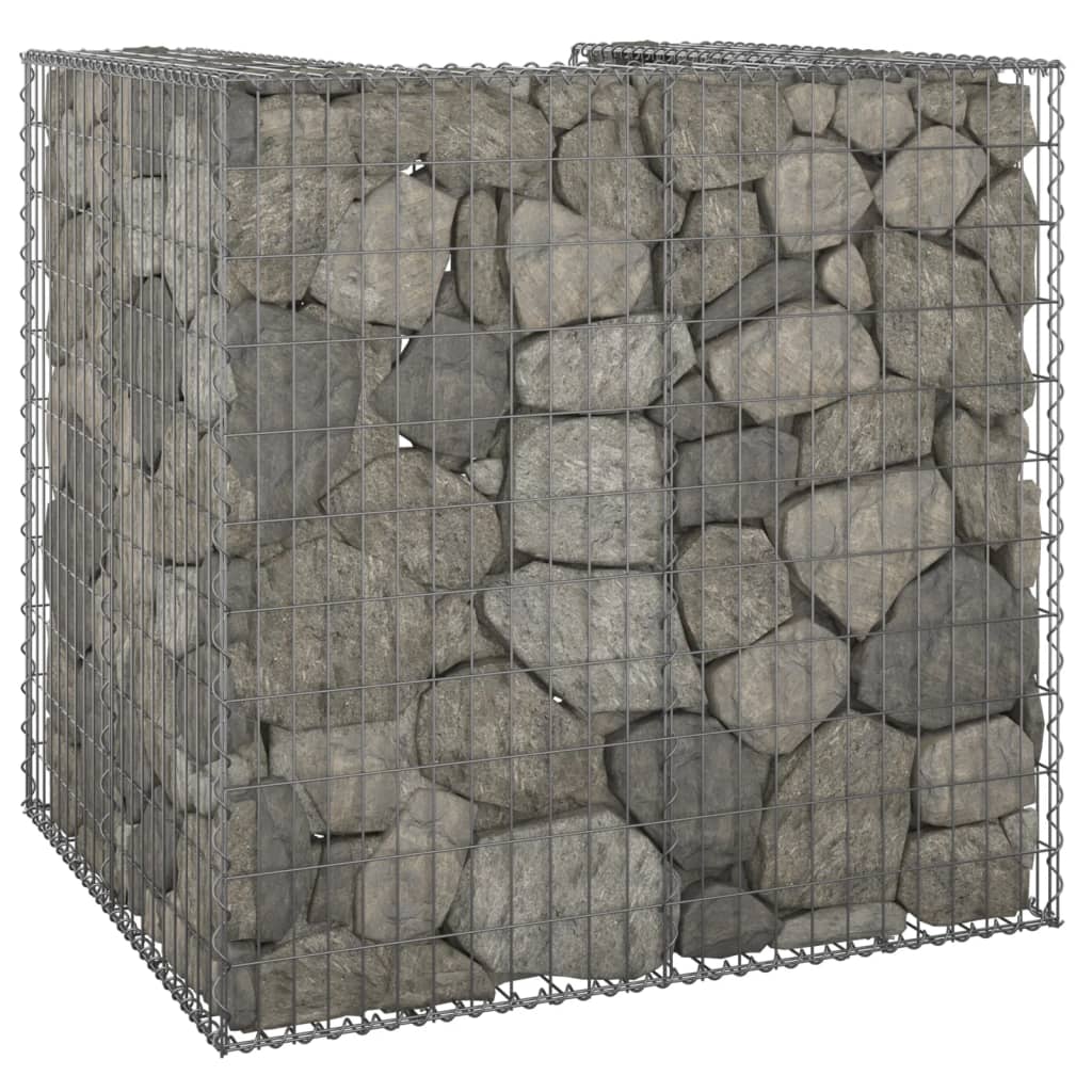 Schanskorf voor container 110x100x110 cm gegalvaniseerd staal is nu te koop bij PeponiXL, paradijselijk wonen!