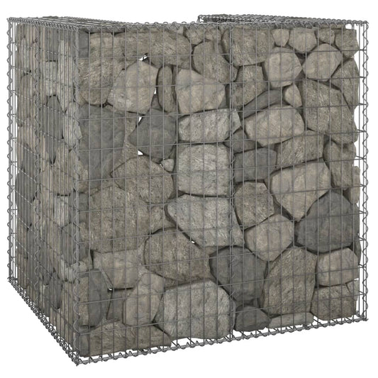Schanskorf voor container 110x100x110 cm gegalvaniseerd staal is nu te koop bij PeponiXL, paradijselijk wonen!