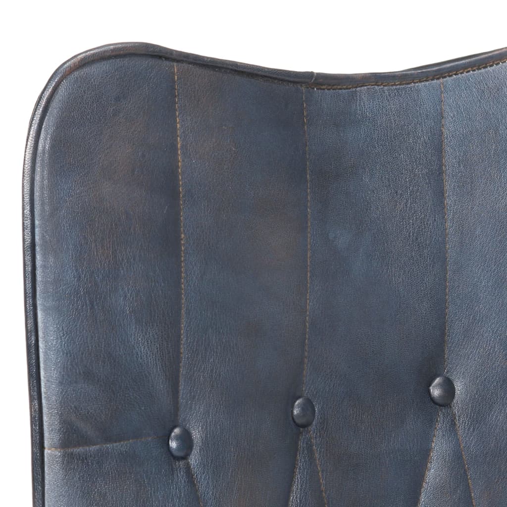 Fauteuil echt leer grijs is nu te koop bij PeponiXL, paradijselijk wonen!