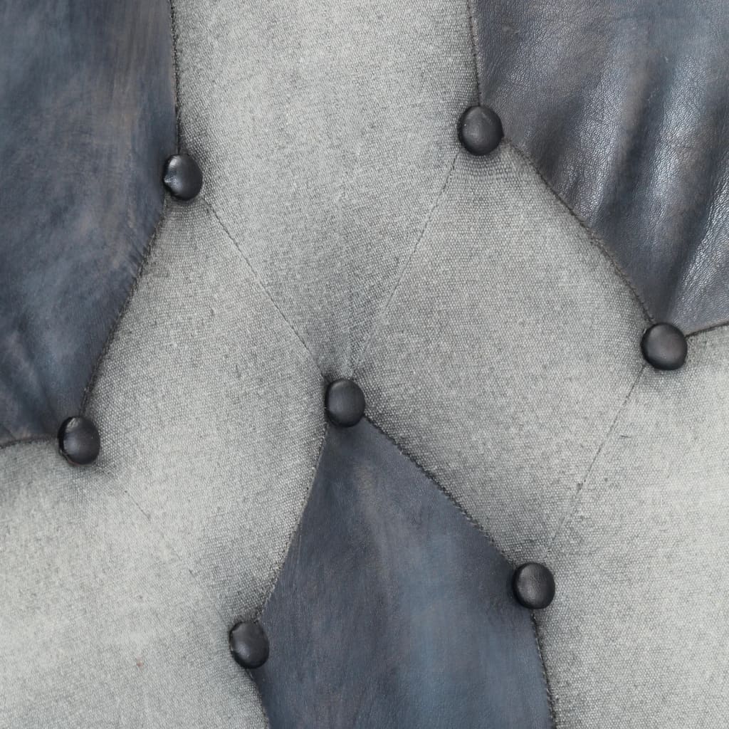 Fauteuil echt leer grijs is nu te koop bij PeponiXL, paradijselijk wonen!