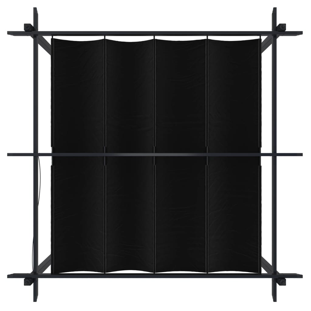 Tuinprieel met uittrekbaar dak 3x3 m antracietkleurig is nu te koop bij PeponiXL, paradijselijk wonen!