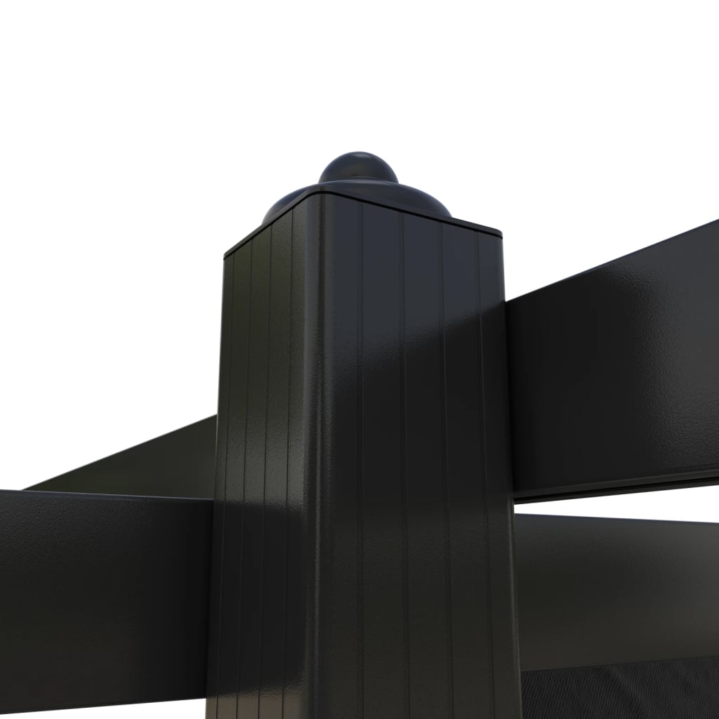 Tuinprieel met uittrekbaar dak 3x3 m antracietkleurig is nu te koop bij PeponiXL, paradijselijk wonen!