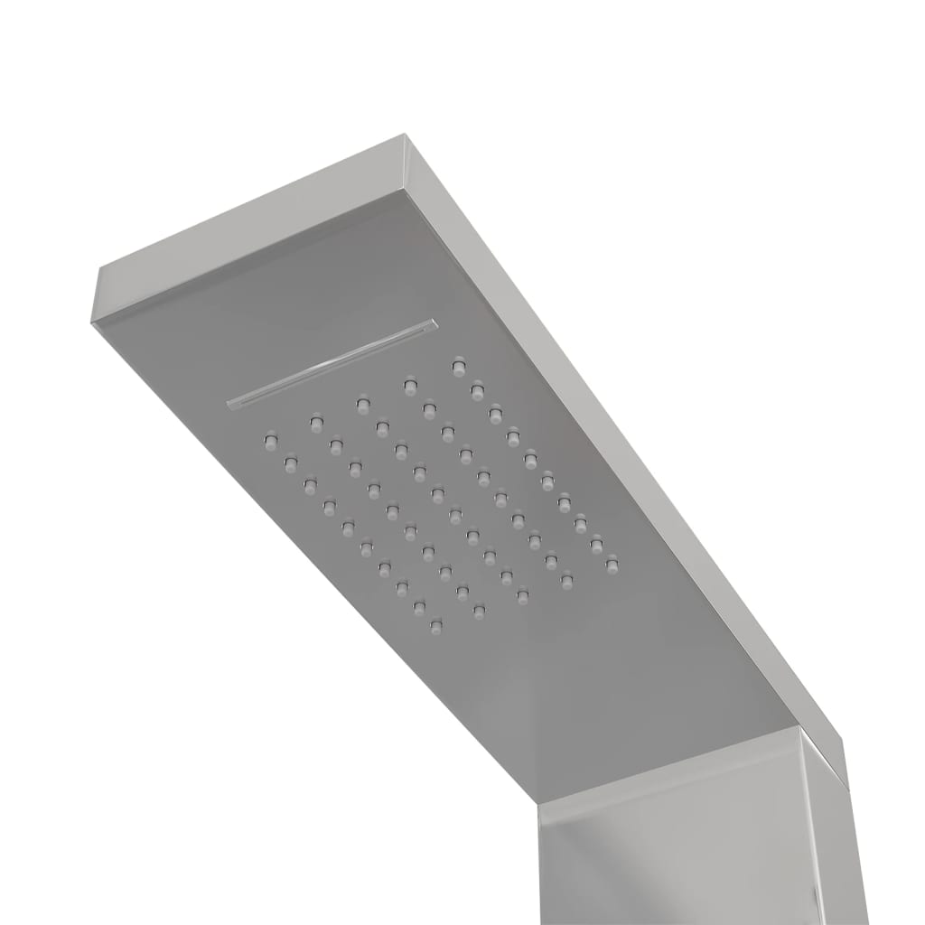 Douchepaneelsysteem vierkant roestvrij staal is nu te koop bij PeponiXL, paradijselijk wonen!