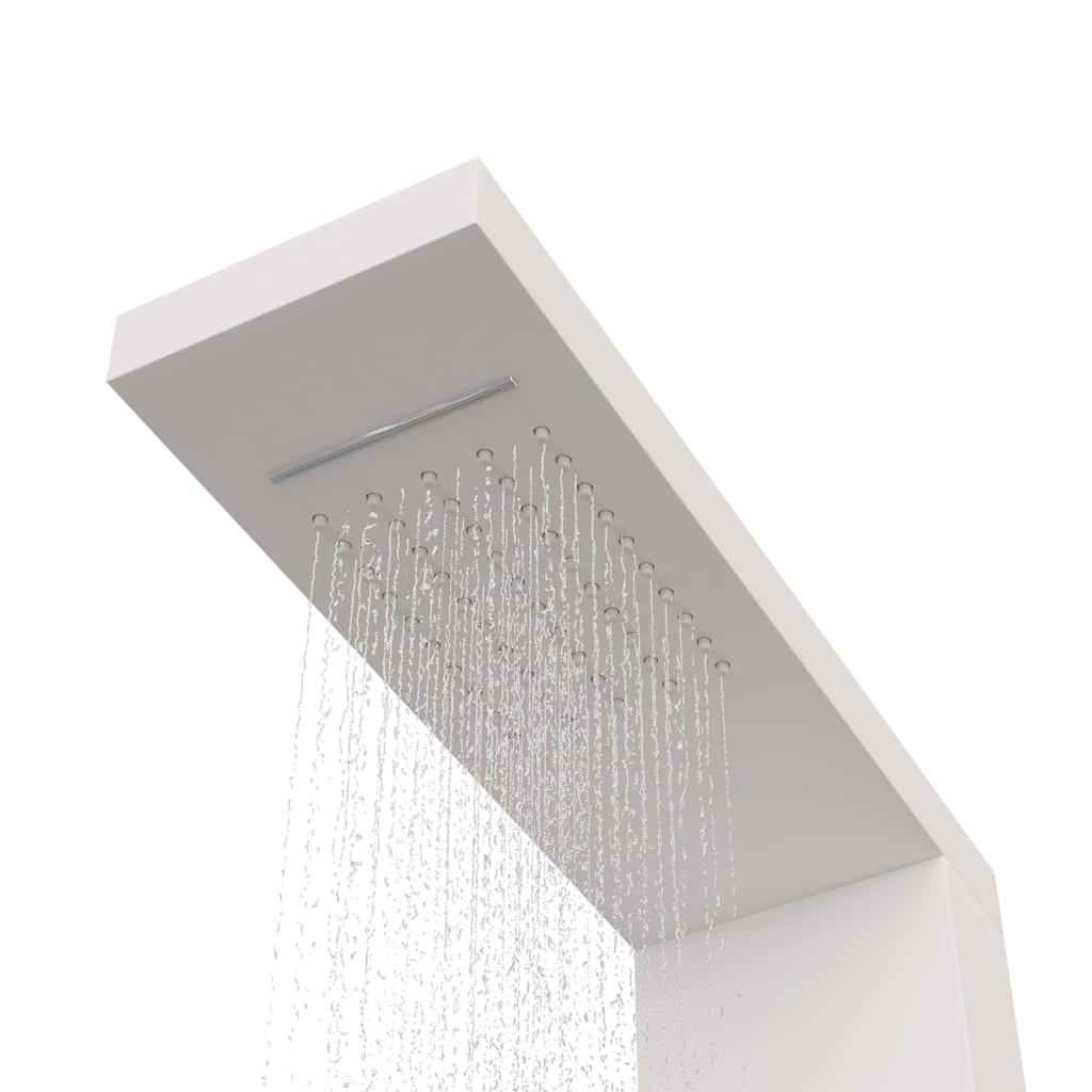 Douchepaneelsysteem aluminium wit is nu te koop bij PeponiXL, paradijselijk wonen!