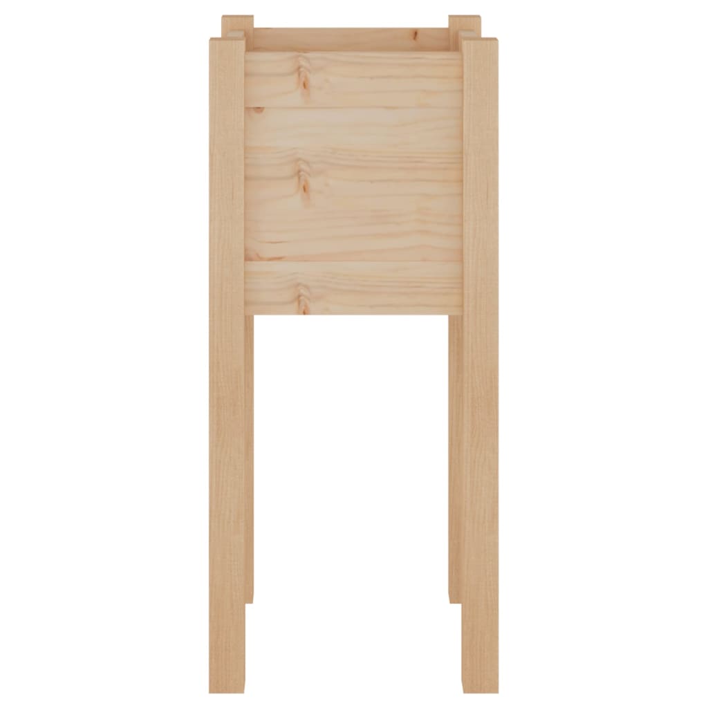 Plantenbakken 2 st 31x31x70 cm massief grenenhout is nu te koop bij PeponiXL, paradijselijk wonen!
