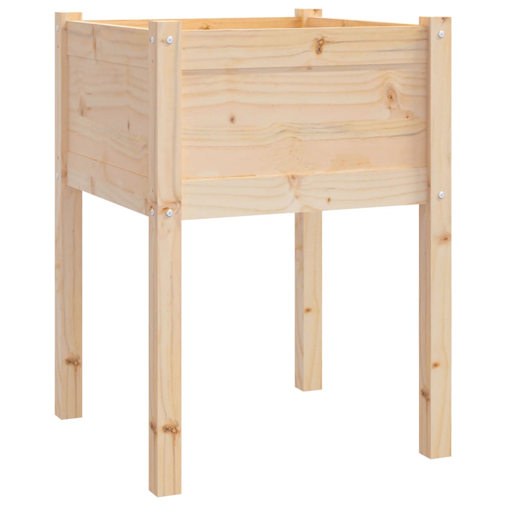 Plantenbakken 2 st 50x50x70 cm massief grenenhout is nu te koop bij PeponiXL, paradijselijk wonen!