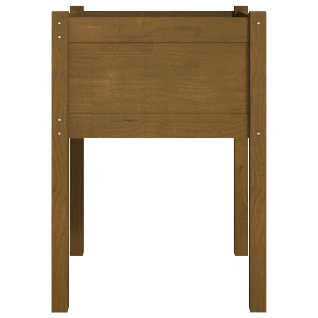 Plantenbaken 2 st 50x50x70 cm massief grenenhout honingbruin is nu te koop bij PeponiXL, paradijselijk wonen!