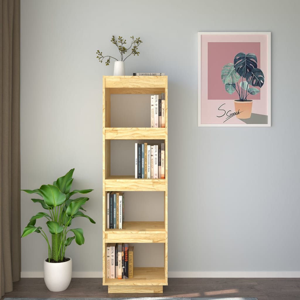 Boekenkast / kamerscherm 40x35x135 cm massief grenenhout is nu te koop bij PeponiXL, paradijselijk wonen!
