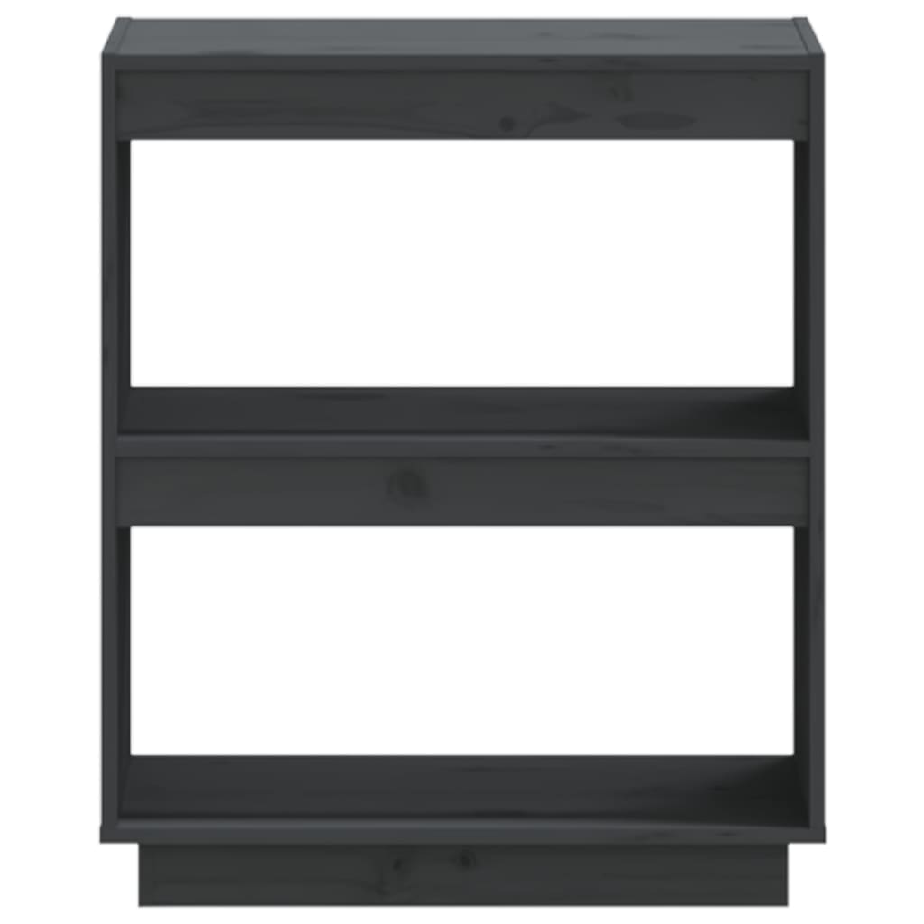 Boekenkast 60x35x71 cm massief grenenhout grijs is nu te koop bij PeponiXL, paradijselijk wonen!