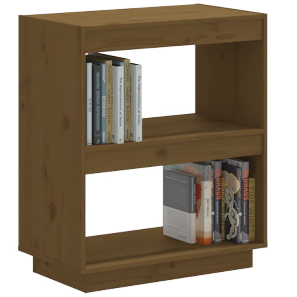 Boekenkast 60x35x71 cm massief grenenhout honingbruin is nu te koop bij PeponiXL, paradijselijk wonen!