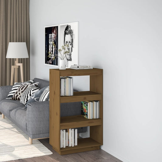 Boekenkast/kamerscherm massief grenenhout honingbruin is nu te koop bij PeponiXL, paradijselijk wonen!
