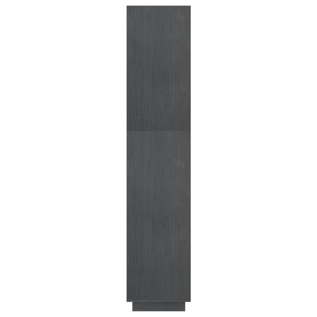Boekenkast/kamerscherm 60x35x167 cm massief grenenhout grijs is nu te koop bij PeponiXL, paradijselijk wonen!