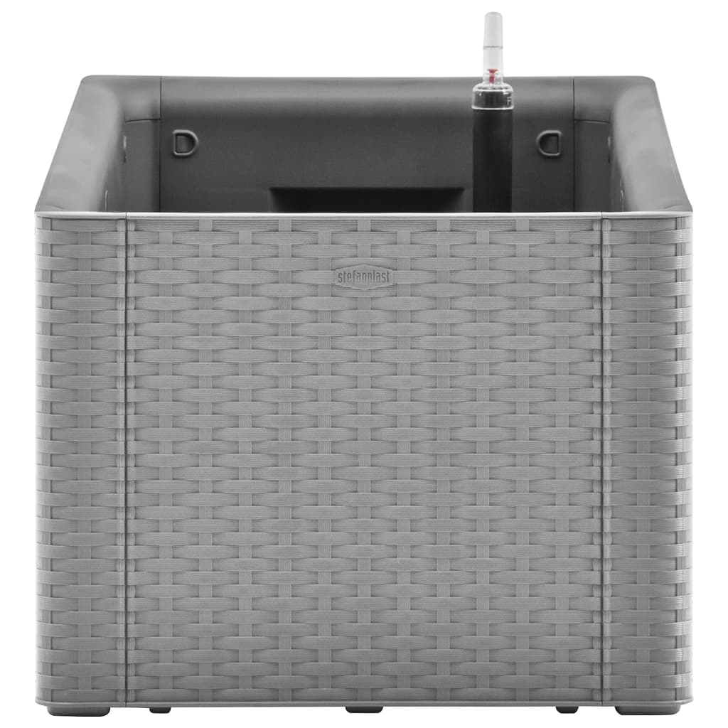 Plantenbak verhoogd met bewateringssysteem 100x43x33 cm grijs is nu te koop bij PeponiXL, paradijselijk wonen!