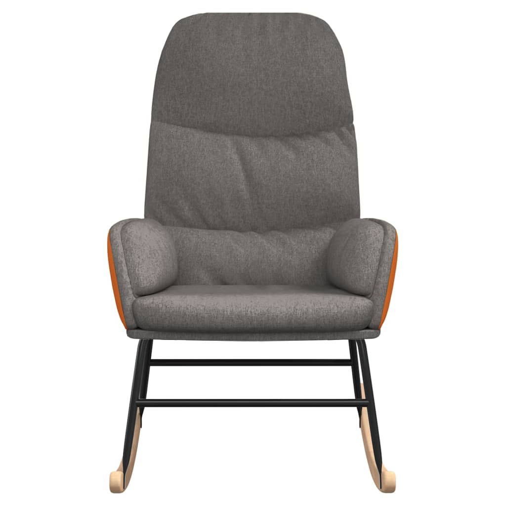 Schommelstoel stof lichtgrijs is nu te koop bij PeponiXL, paradijselijk wonen!