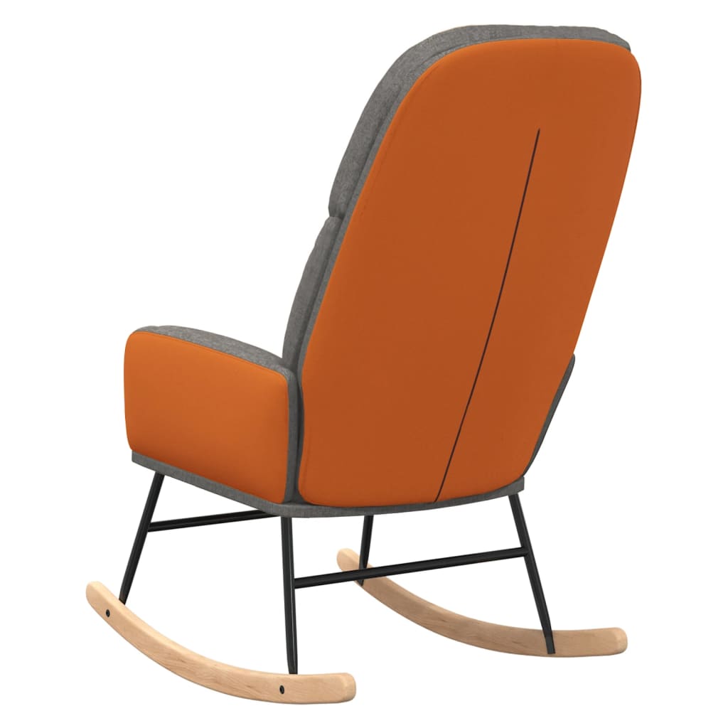 Schommelstoel stof lichtgrijs is nu te koop bij PeponiXL, paradijselijk wonen!