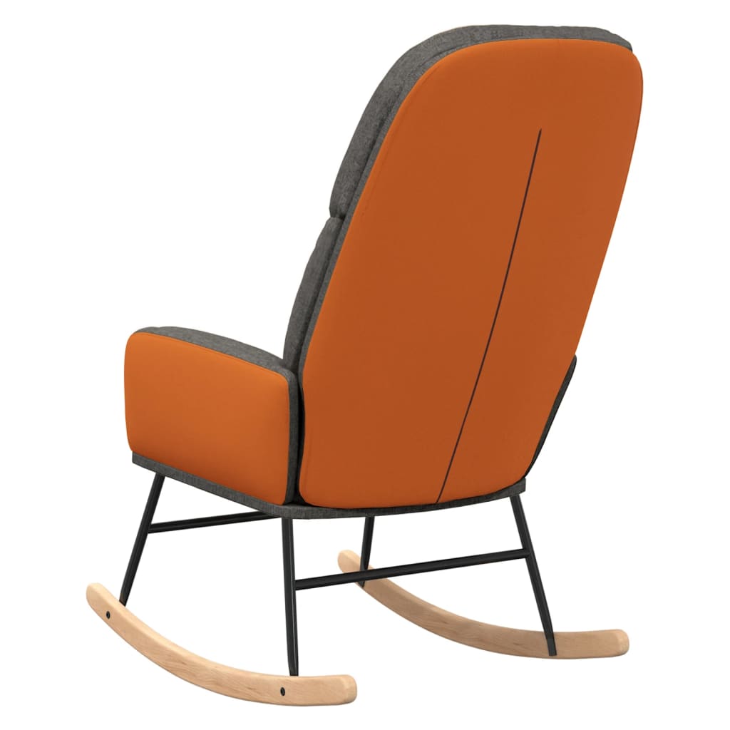 Schommelstoel stof donkergrijs is nu te koop bij PeponiXL, paradijselijk wonen!