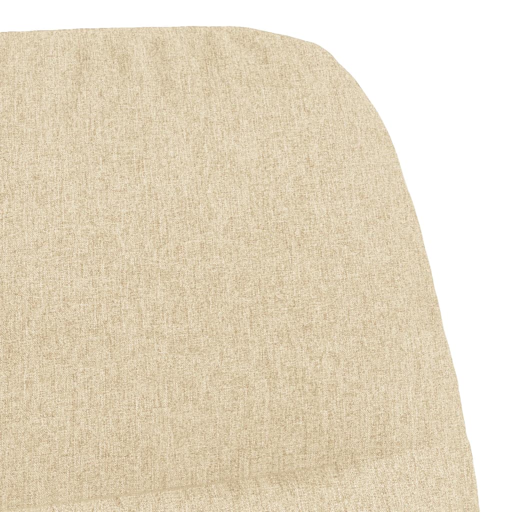 Schommelstoel stof crèmewit is nu te koop bij PeponiXL, paradijselijk wonen!