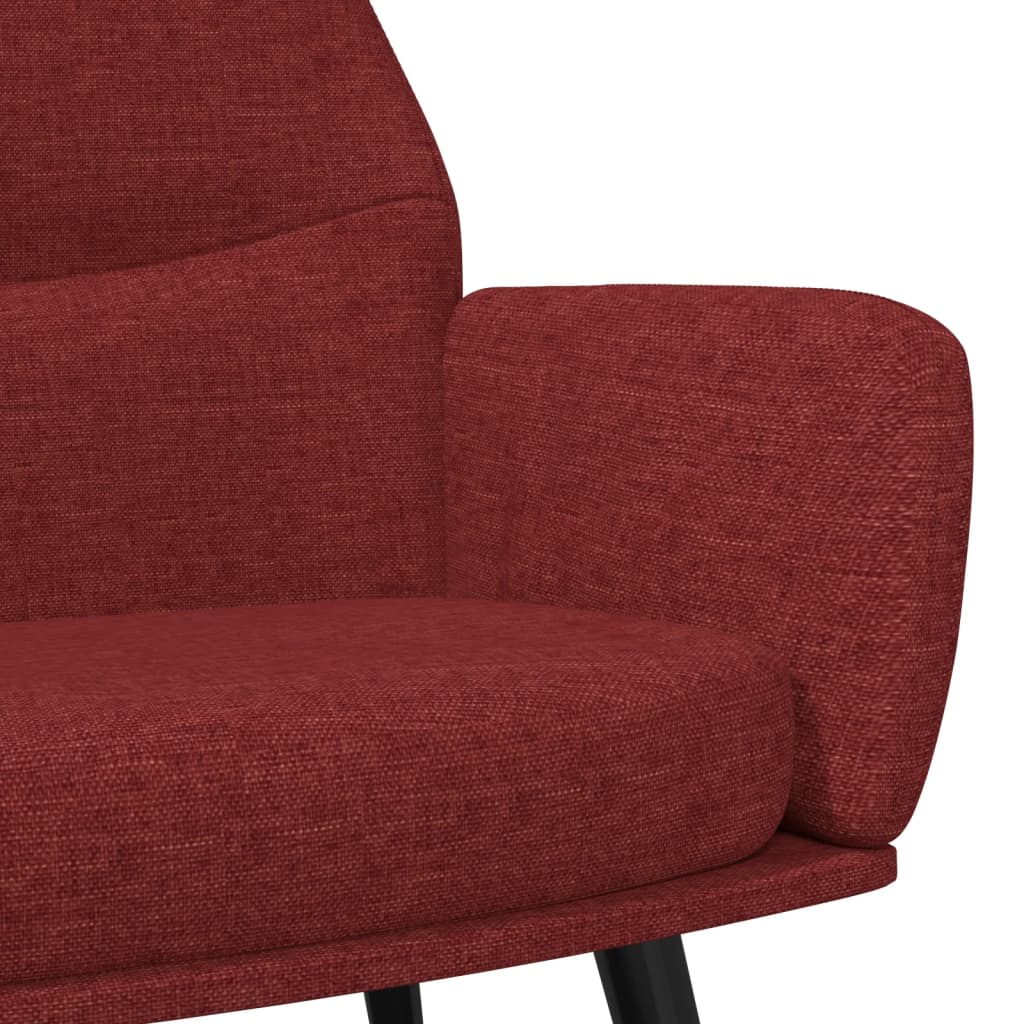 Relaxstoel stof wijnrood is nu te koop bij PeponiXL, paradijselijk wonen!