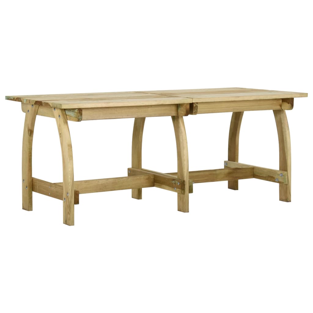 Tuintafel 220x74x75 cm geïmpregneerd grenenhout is nu te koop bij PeponiXL, paradijselijk wonen!