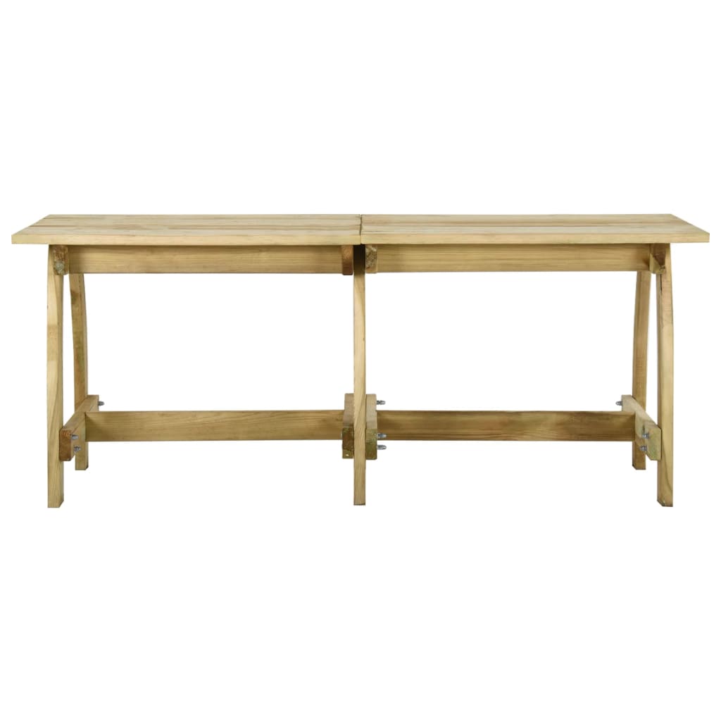 Tuintafel 220x74x75 cm geïmpregneerd grenenhout is nu te koop bij PeponiXL, paradijselijk wonen!