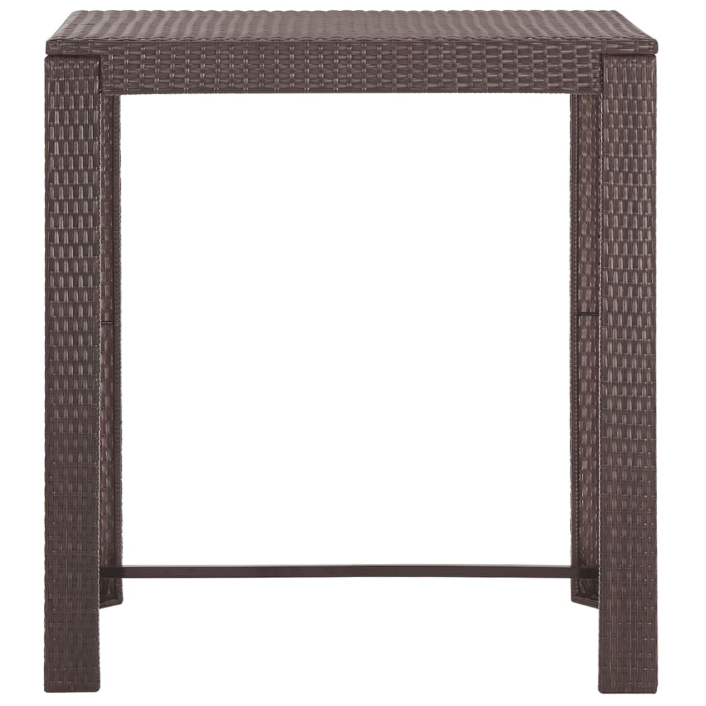 5-delige Tuinbarset met kussens poly rattan bruin is nu te koop bij PeponiXL, paradijselijk wonen!