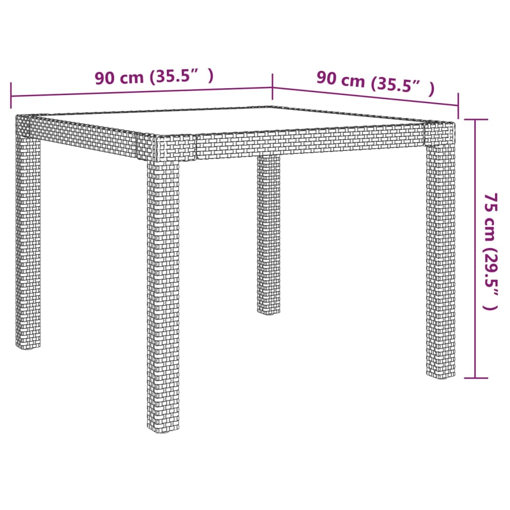 3-delige Tuinset met kussens poly rattan grijs is nu te koop bij PeponiXL, paradijselijk wonen!