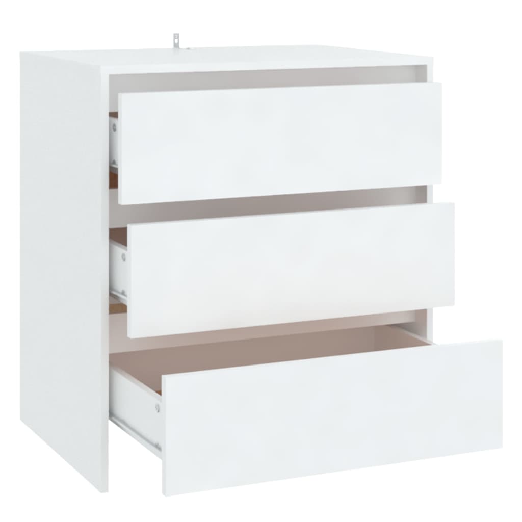 Dressoir 70x41x75 cm bewerkt hout wit is nu te koop bij PeponiXL, paradijselijk wonen!