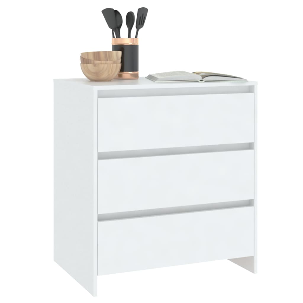 Dressoir 70x41x75 cm bewerkt hout wit is nu te koop bij PeponiXL, paradijselijk wonen!