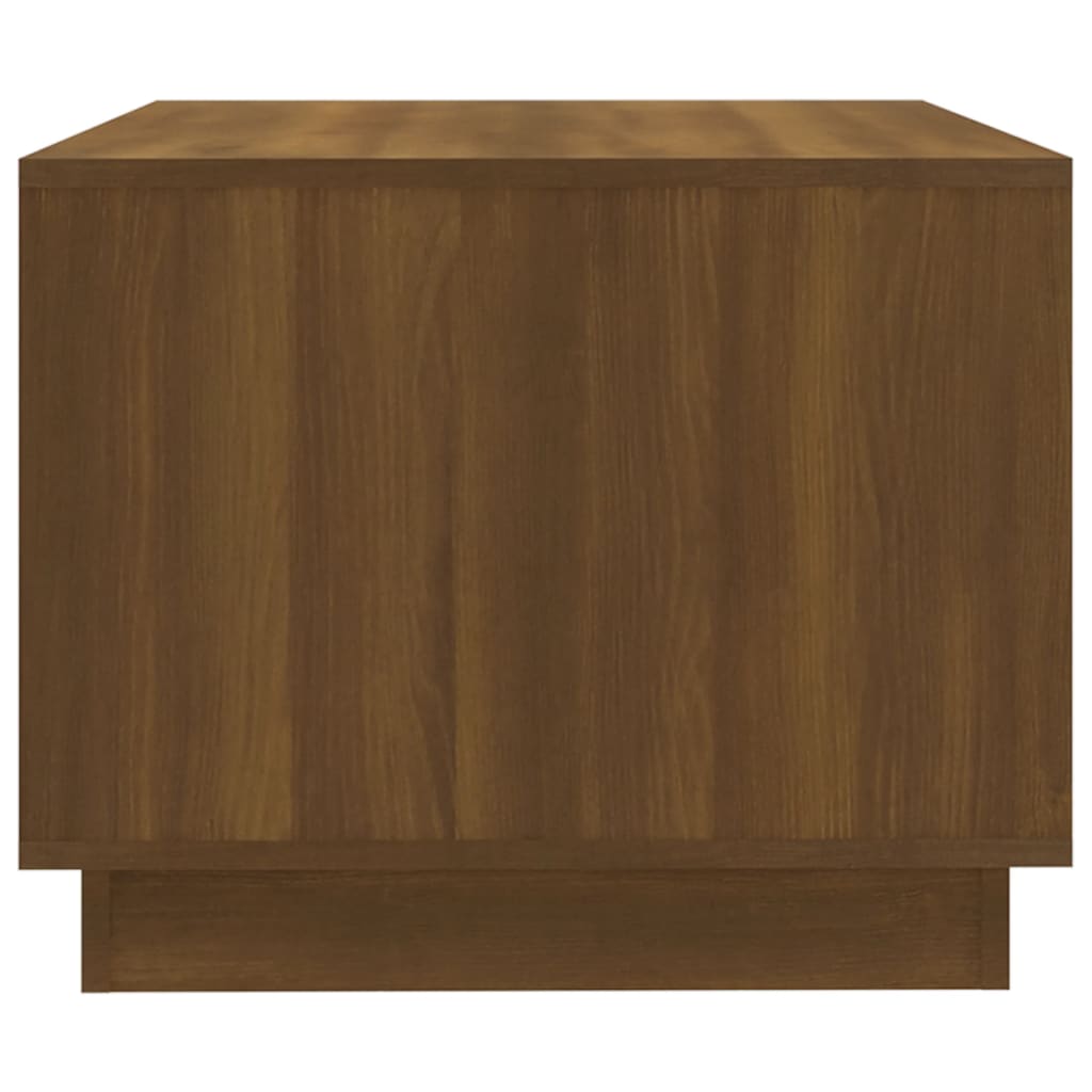 Salontafel 102,5x55x44 cm bewerkt hout bruin eikenkleurig is nu te koop bij PeponiXL, paradijselijk wonen!