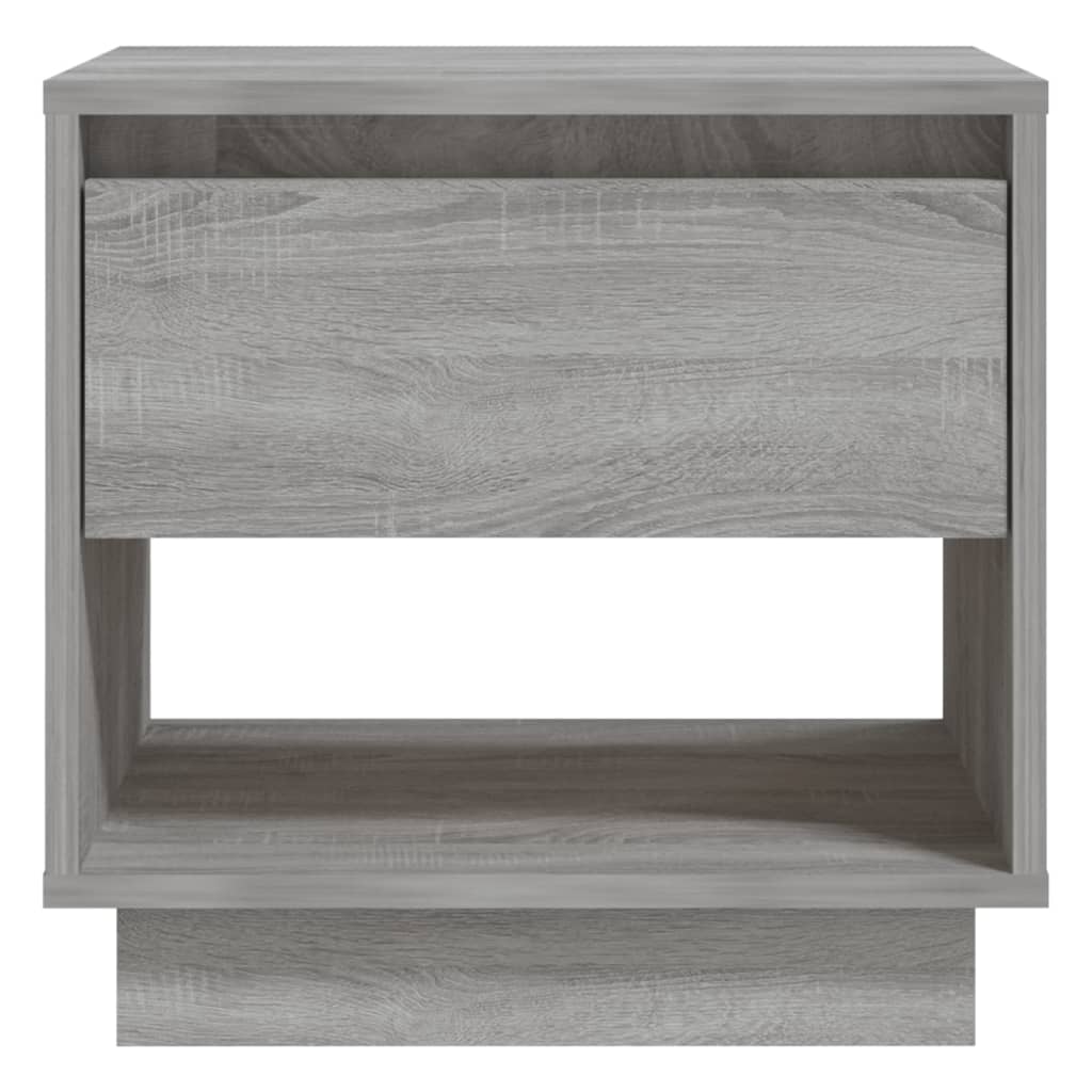 Nachtkastjes 2 st 45x34x44 cm bewerkt hout grijs sonoma eiken is nu te koop bij PeponiXL, paradijselijk wonen!