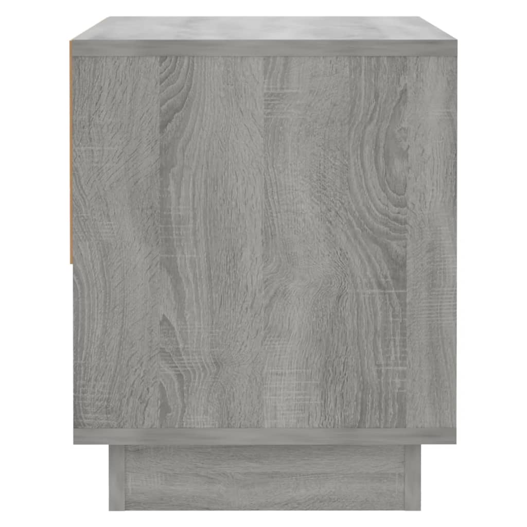 Nachtkastjes 2 st 45x34x44 cm bewerkt hout grijs sonoma eiken is nu te koop bij PeponiXL, paradijselijk wonen!